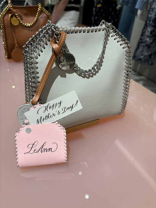 Stella McCartney | Origami bag and Calligraphy